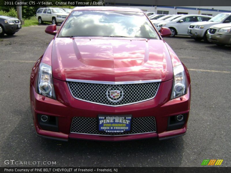 Crystal Red Tintcoat / Ebony 2011 Cadillac CTS -V Sedan