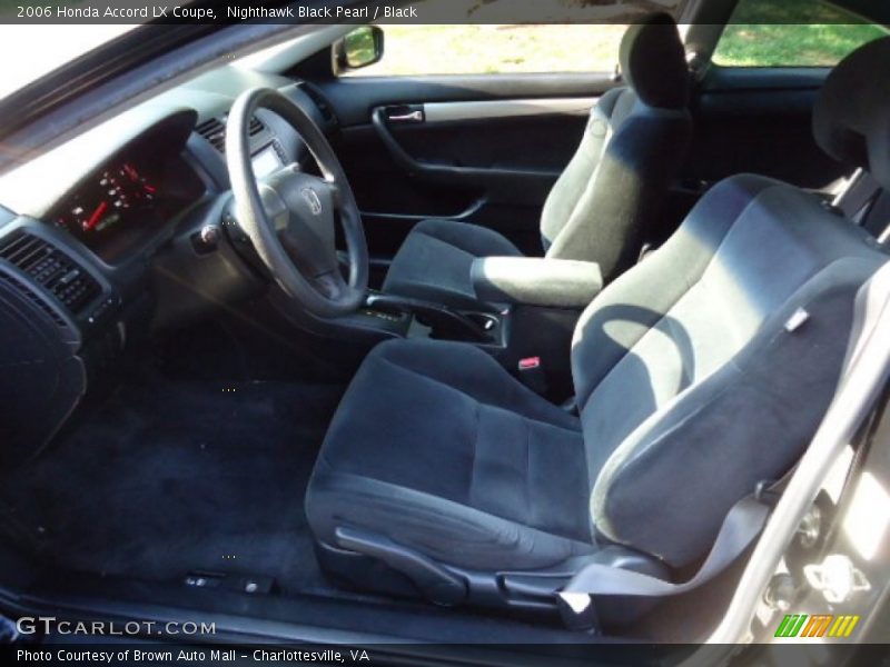 Nighthawk Black Pearl / Black 2006 Honda Accord LX Coupe
