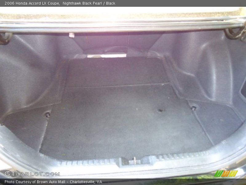 Nighthawk Black Pearl / Black 2006 Honda Accord LX Coupe