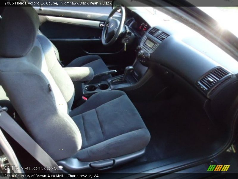 Nighthawk Black Pearl / Black 2006 Honda Accord LX Coupe