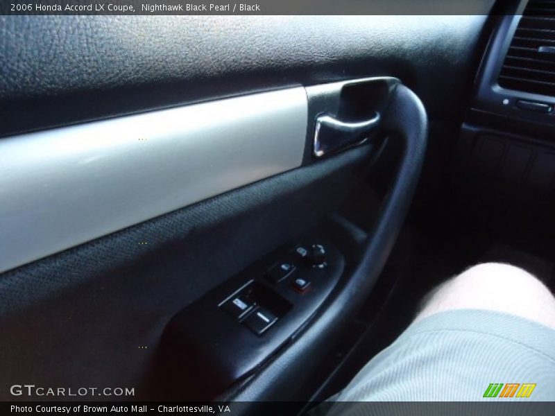 Nighthawk Black Pearl / Black 2006 Honda Accord LX Coupe