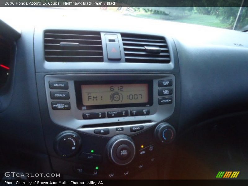 Nighthawk Black Pearl / Black 2006 Honda Accord LX Coupe