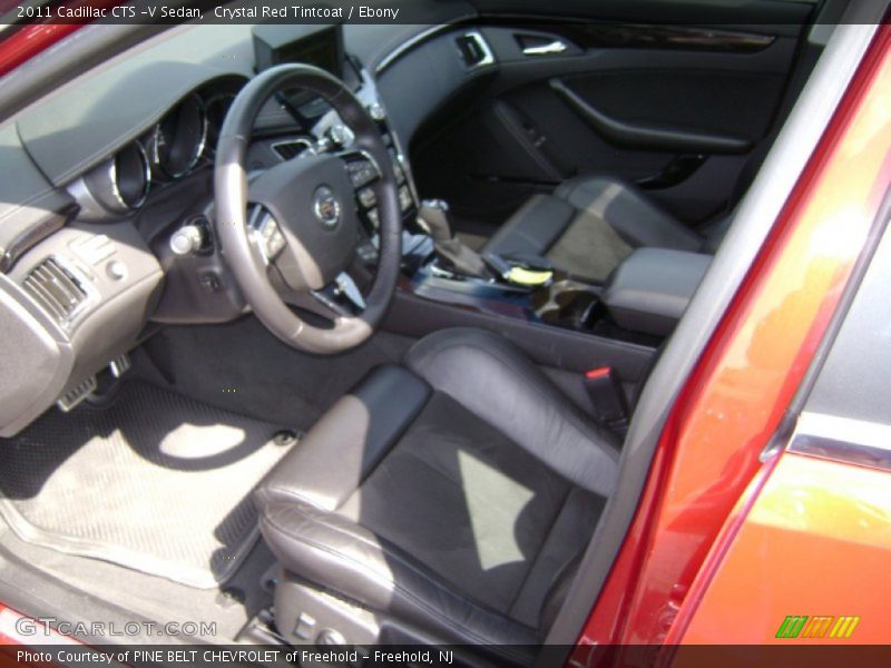 Crystal Red Tintcoat / Ebony 2011 Cadillac CTS -V Sedan