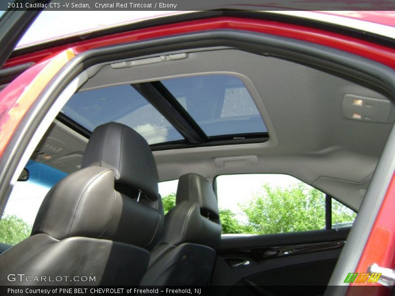 Crystal Red Tintcoat / Ebony 2011 Cadillac CTS -V Sedan