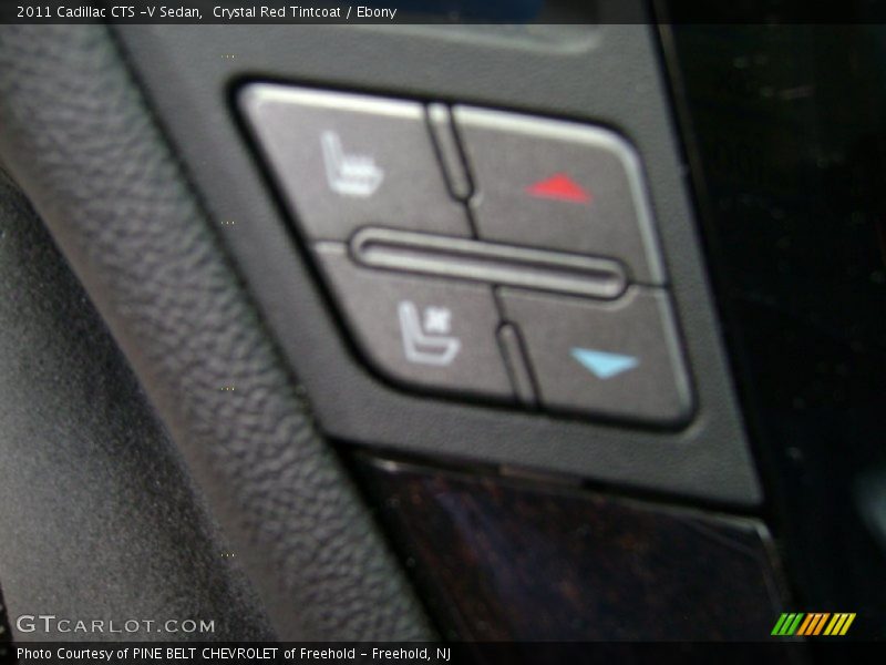 Crystal Red Tintcoat / Ebony 2011 Cadillac CTS -V Sedan