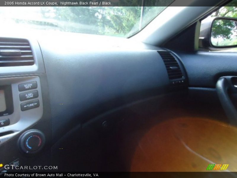 Nighthawk Black Pearl / Black 2006 Honda Accord LX Coupe