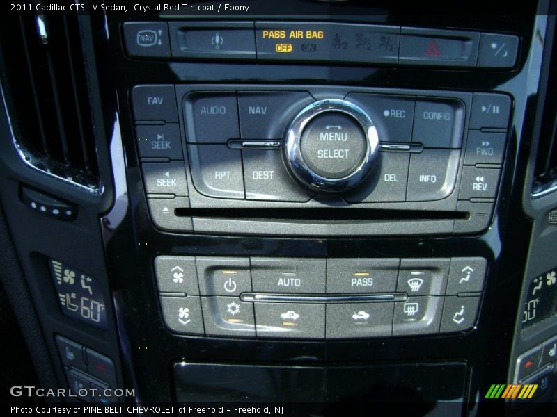 Controls of 2011 CTS -V Sedan