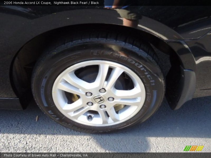 Nighthawk Black Pearl / Black 2006 Honda Accord LX Coupe