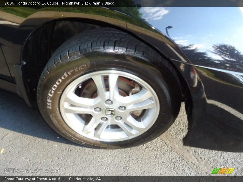 Nighthawk Black Pearl / Black 2006 Honda Accord LX Coupe