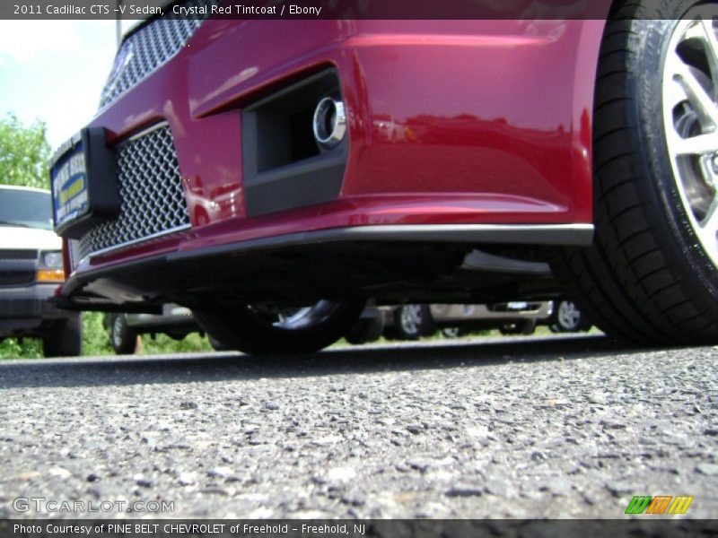 Crystal Red Tintcoat / Ebony 2011 Cadillac CTS -V Sedan