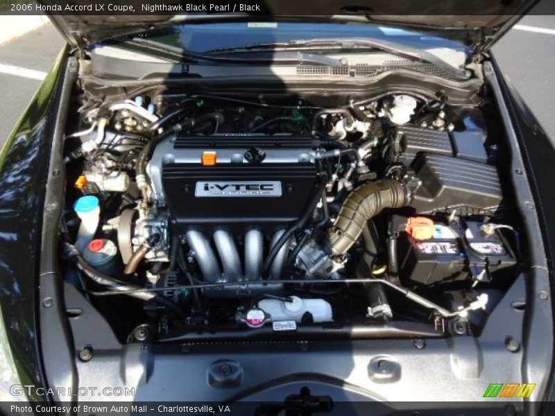 Nighthawk Black Pearl / Black 2006 Honda Accord LX Coupe
