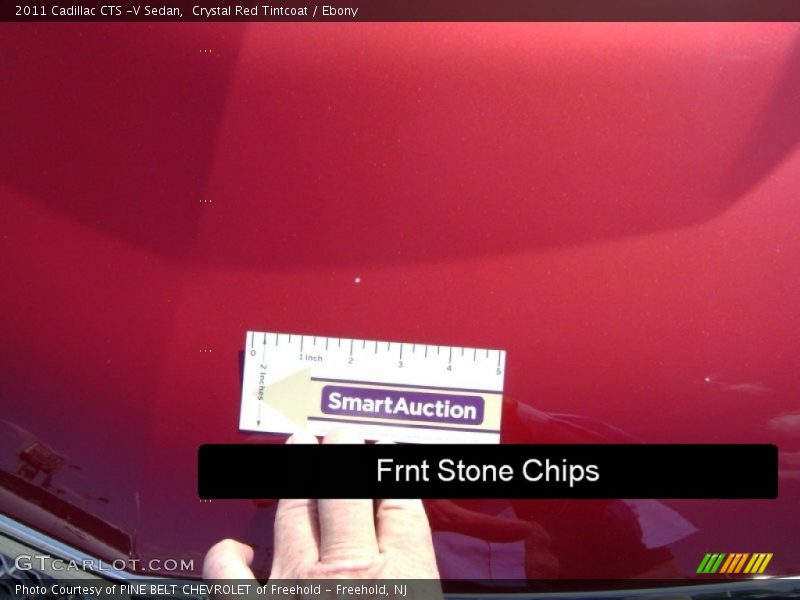 Crystal Red Tintcoat / Ebony 2011 Cadillac CTS -V Sedan