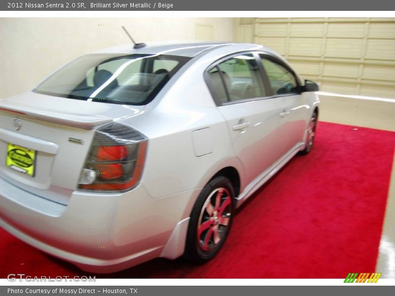 Brilliant Silver Metallic / Beige 2012 Nissan Sentra 2.0 SR