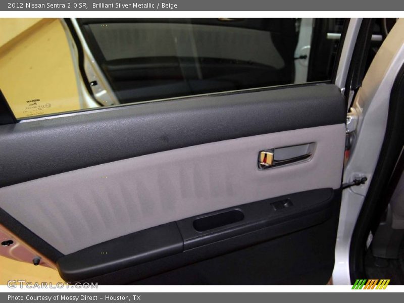 Brilliant Silver Metallic / Beige 2012 Nissan Sentra 2.0 SR