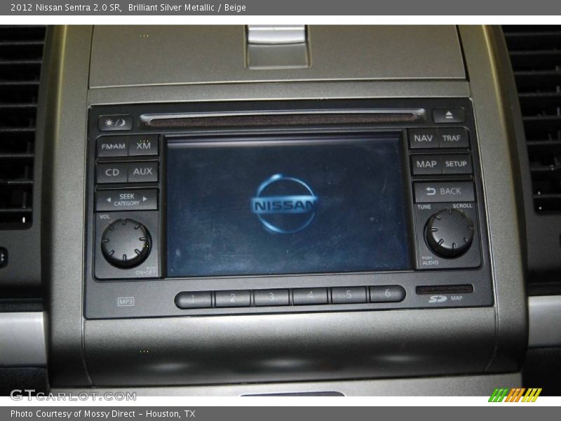 Brilliant Silver Metallic / Beige 2012 Nissan Sentra 2.0 SR