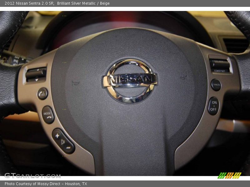Brilliant Silver Metallic / Beige 2012 Nissan Sentra 2.0 SR
