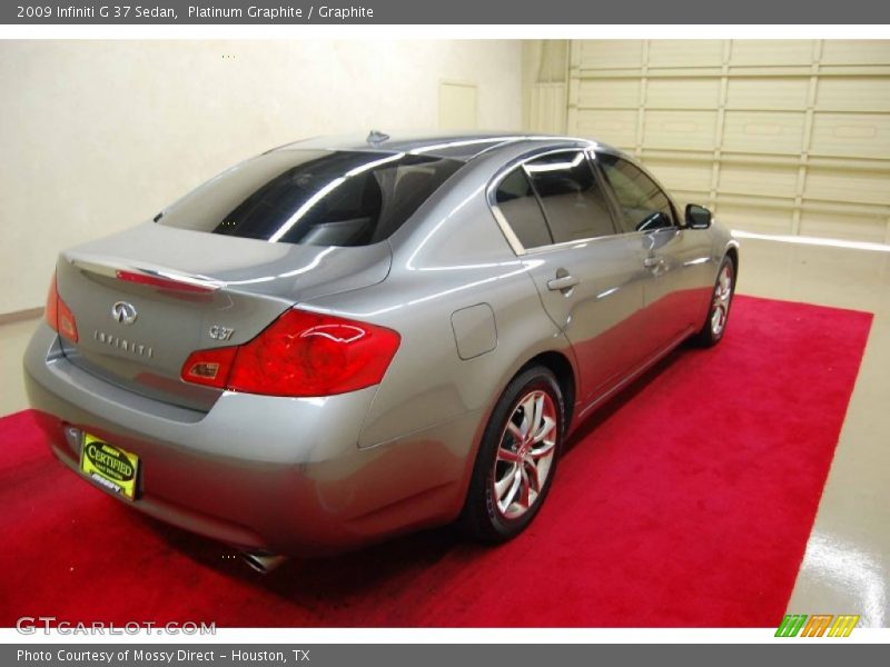 Platinum Graphite / Graphite 2009 Infiniti G 37 Sedan