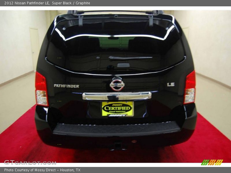 Super Black / Graphite 2012 Nissan Pathfinder LE