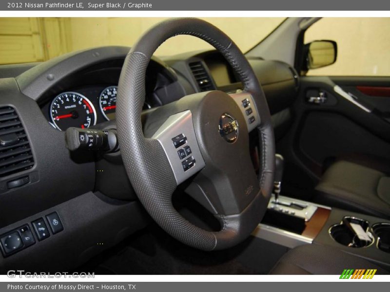 Super Black / Graphite 2012 Nissan Pathfinder LE