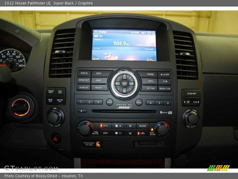 Super Black / Graphite 2012 Nissan Pathfinder LE