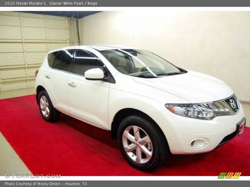 Glacier White Pearl / Beige 2010 Nissan Murano S