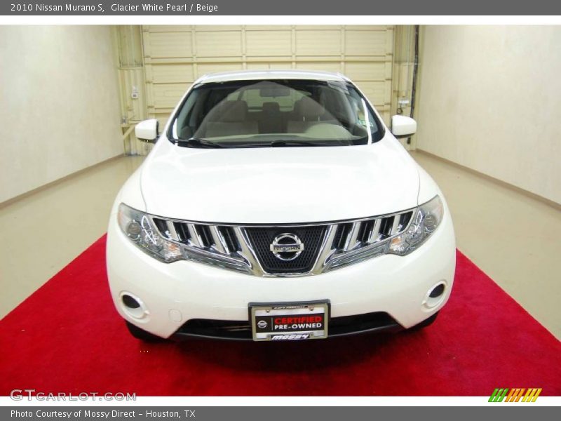 Glacier White Pearl / Beige 2010 Nissan Murano S