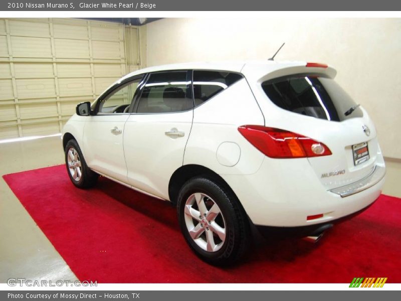 Glacier White Pearl / Beige 2010 Nissan Murano S