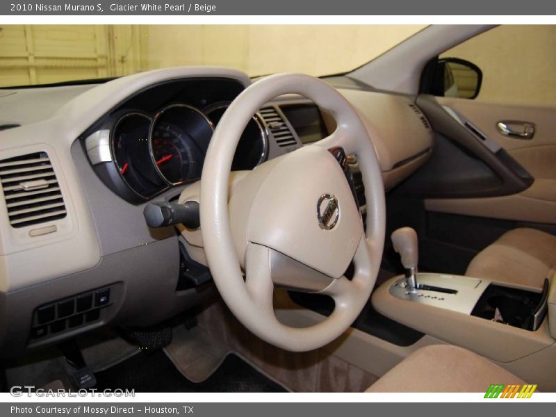 Glacier White Pearl / Beige 2010 Nissan Murano S