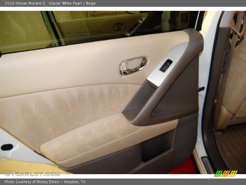 Glacier White Pearl / Beige 2010 Nissan Murano S