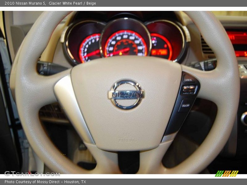 Glacier White Pearl / Beige 2010 Nissan Murano S