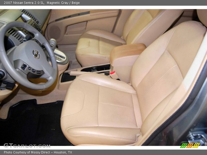 Magnetic Gray / Beige 2007 Nissan Sentra 2.0 SL
