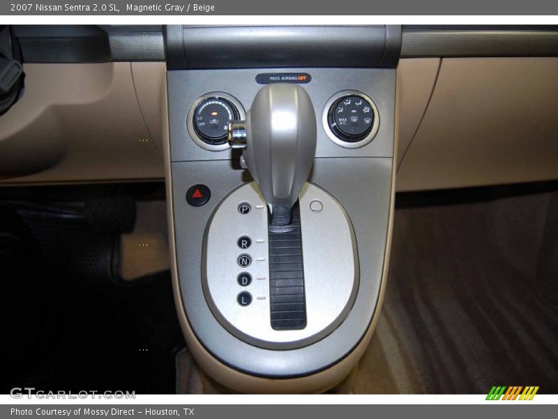 Magnetic Gray / Beige 2007 Nissan Sentra 2.0 SL