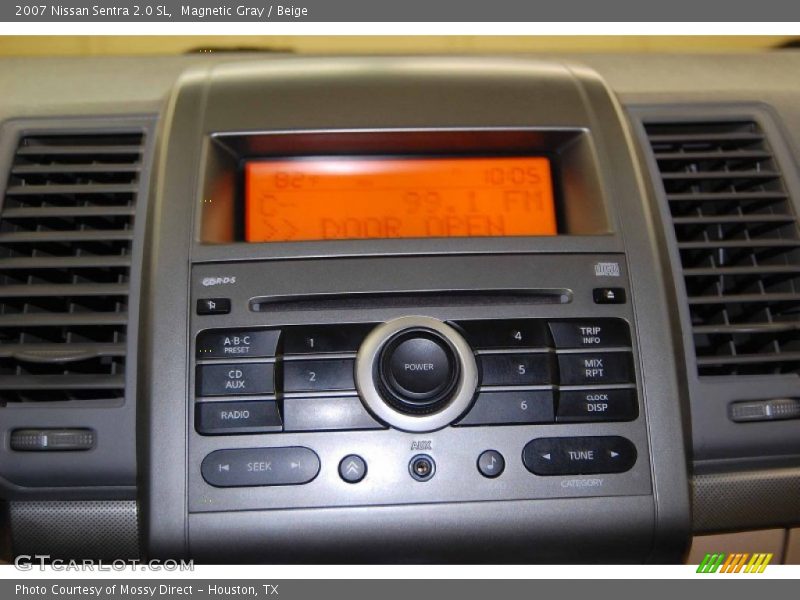 Magnetic Gray / Beige 2007 Nissan Sentra 2.0 SL