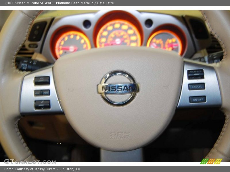 Platinum Pearl Matallic / Cafe Latte 2007 Nissan Murano SL AWD