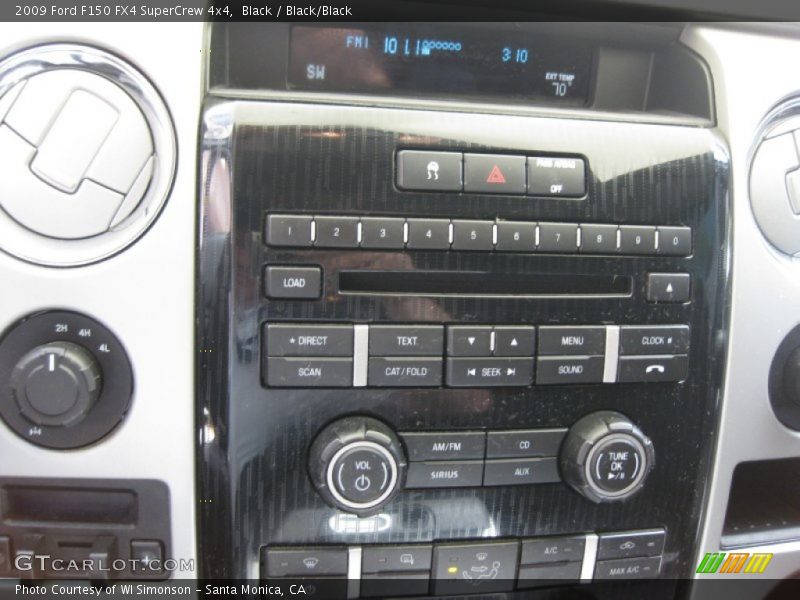 Black / Black/Black 2009 Ford F150 FX4 SuperCrew 4x4