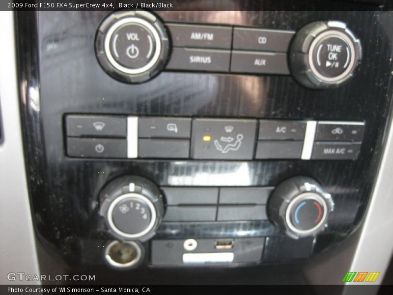 Black / Black/Black 2009 Ford F150 FX4 SuperCrew 4x4