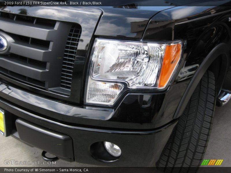 Black / Black/Black 2009 Ford F150 FX4 SuperCrew 4x4