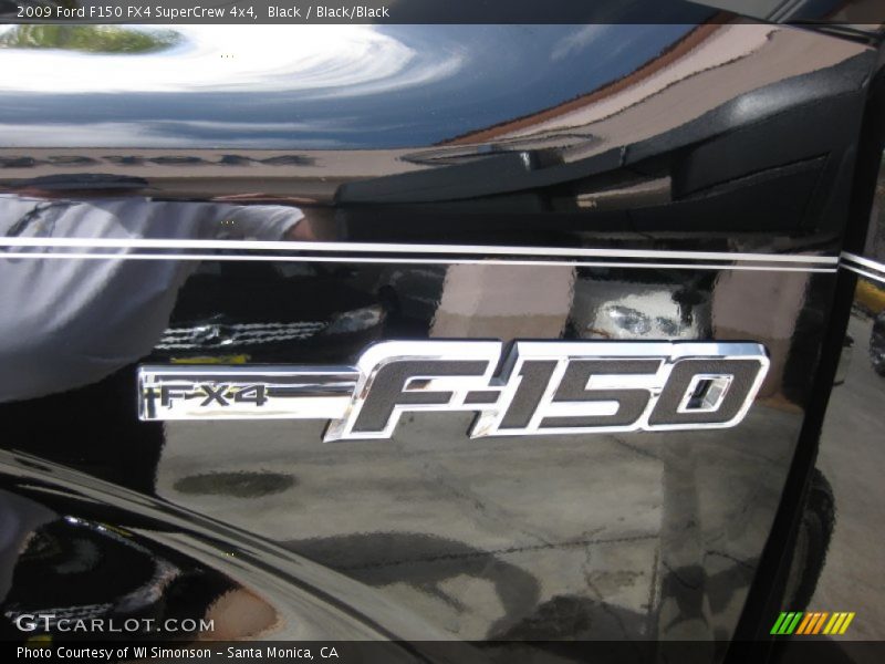 Black / Black/Black 2009 Ford F150 FX4 SuperCrew 4x4