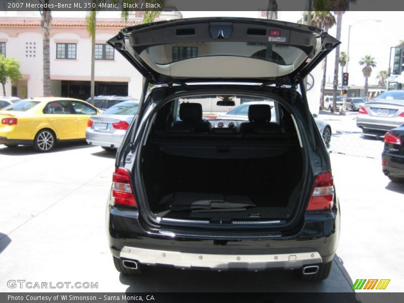 Black / Black 2007 Mercedes-Benz ML 350 4Matic