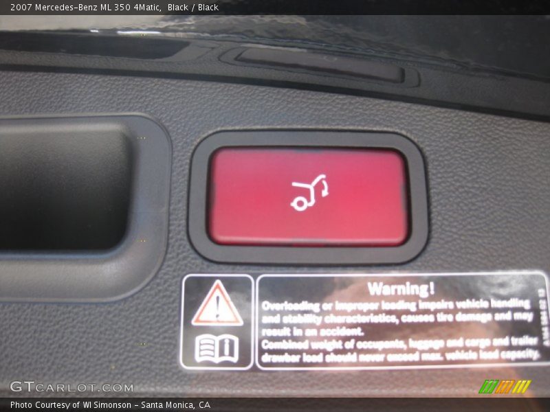Black / Black 2007 Mercedes-Benz ML 350 4Matic