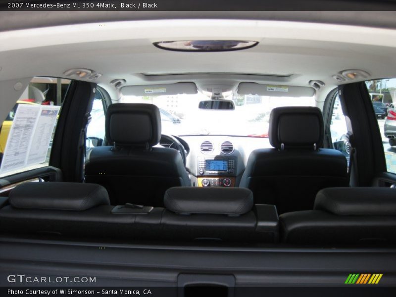 Black / Black 2007 Mercedes-Benz ML 350 4Matic
