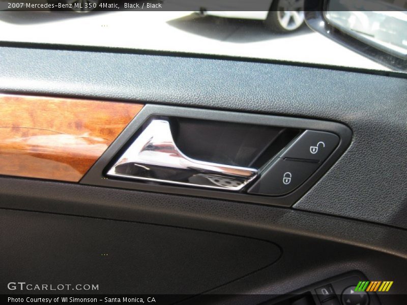 Black / Black 2007 Mercedes-Benz ML 350 4Matic