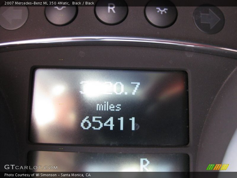 Black / Black 2007 Mercedes-Benz ML 350 4Matic