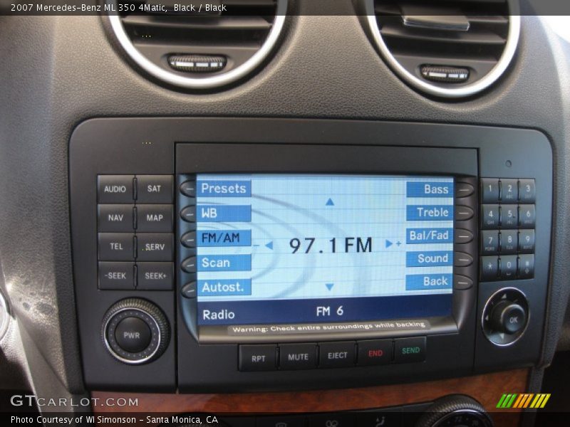 Black / Black 2007 Mercedes-Benz ML 350 4Matic