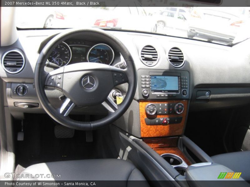 Black / Black 2007 Mercedes-Benz ML 350 4Matic