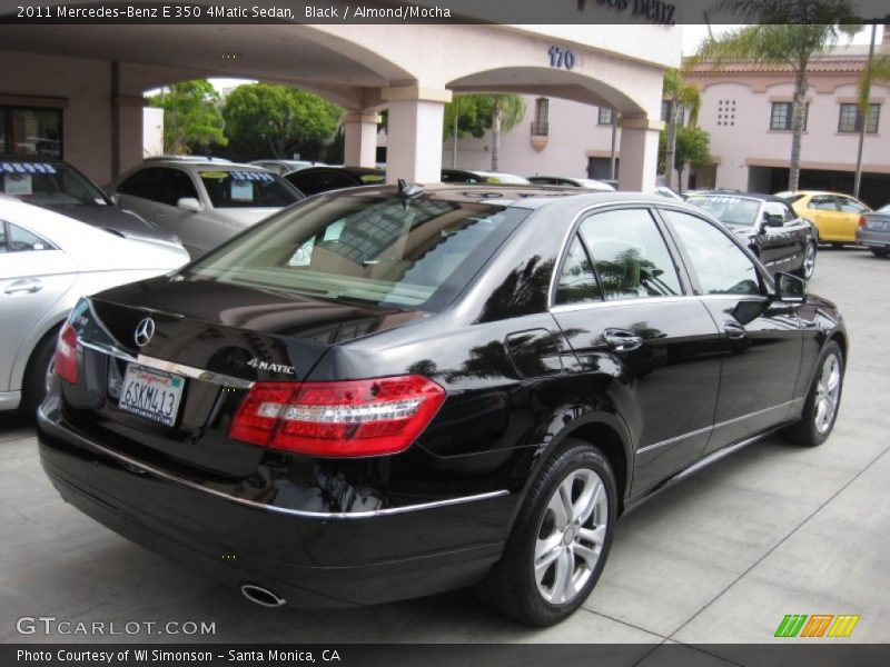 Black / Almond/Mocha 2011 Mercedes-Benz E 350 4Matic Sedan