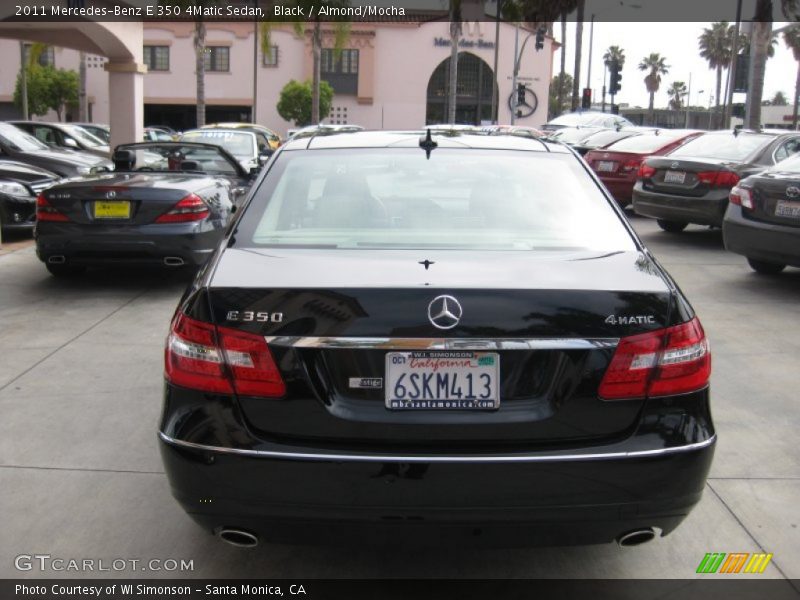Black / Almond/Mocha 2011 Mercedes-Benz E 350 4Matic Sedan