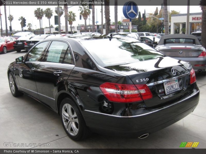 Black / Almond/Mocha 2011 Mercedes-Benz E 350 4Matic Sedan