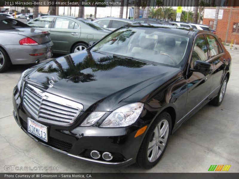 Black / Almond/Mocha 2011 Mercedes-Benz E 350 4Matic Sedan