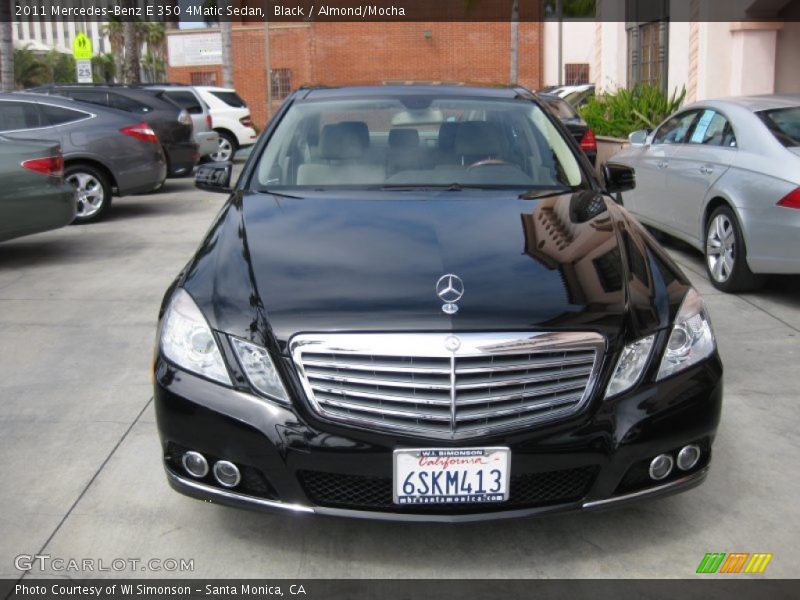 Black / Almond/Mocha 2011 Mercedes-Benz E 350 4Matic Sedan